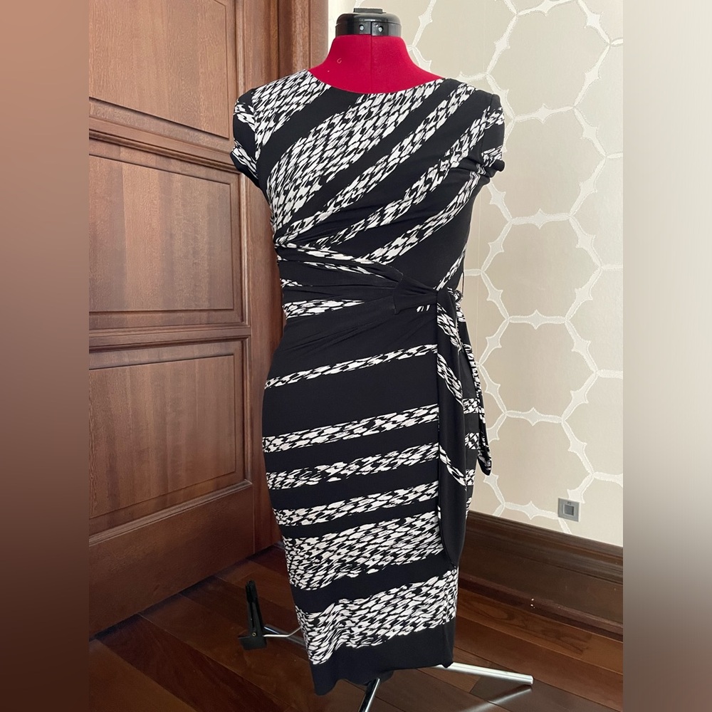 Black and white dress